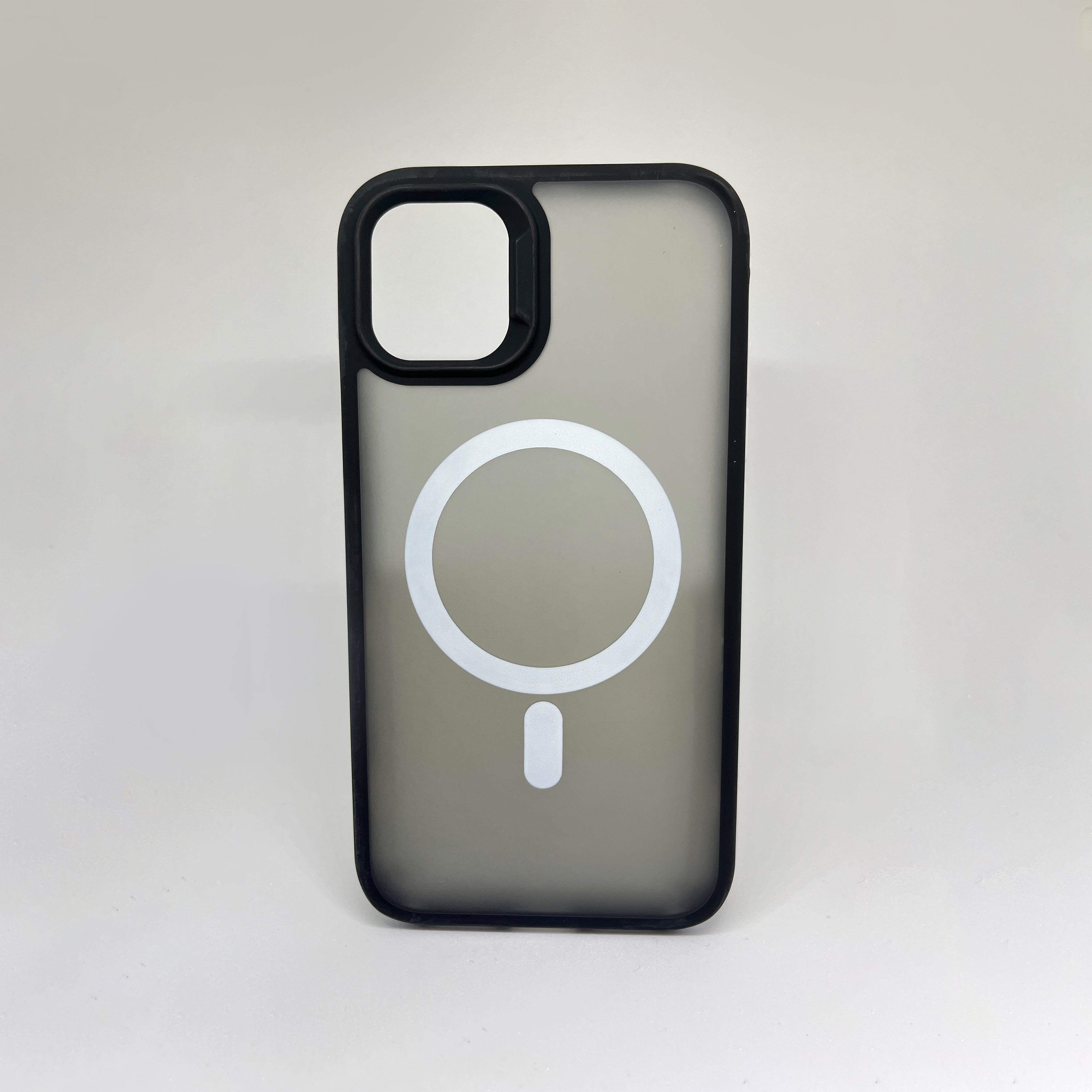 Magnetic White Circle START Clear MagSafe - iPhone Case