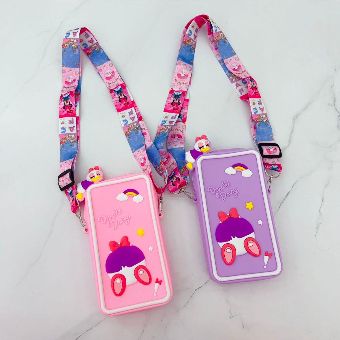 Cartoon Silicone Mini Purse - Mobile & Card Holder