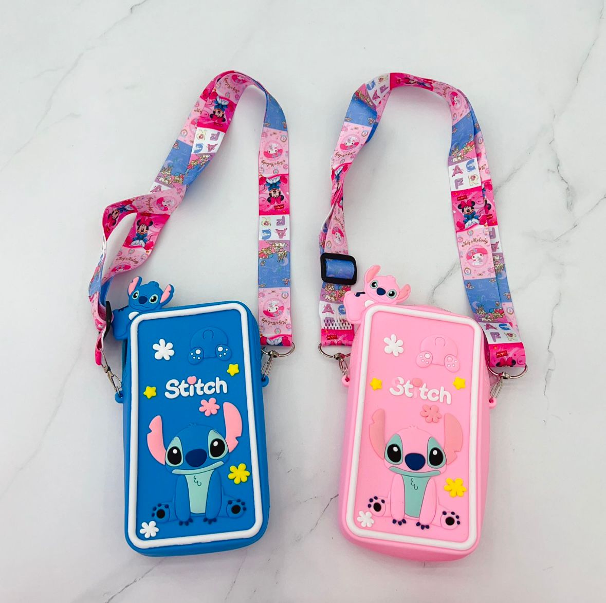 Cartoon Silicone Mini Purse - Mobile & Card Holder