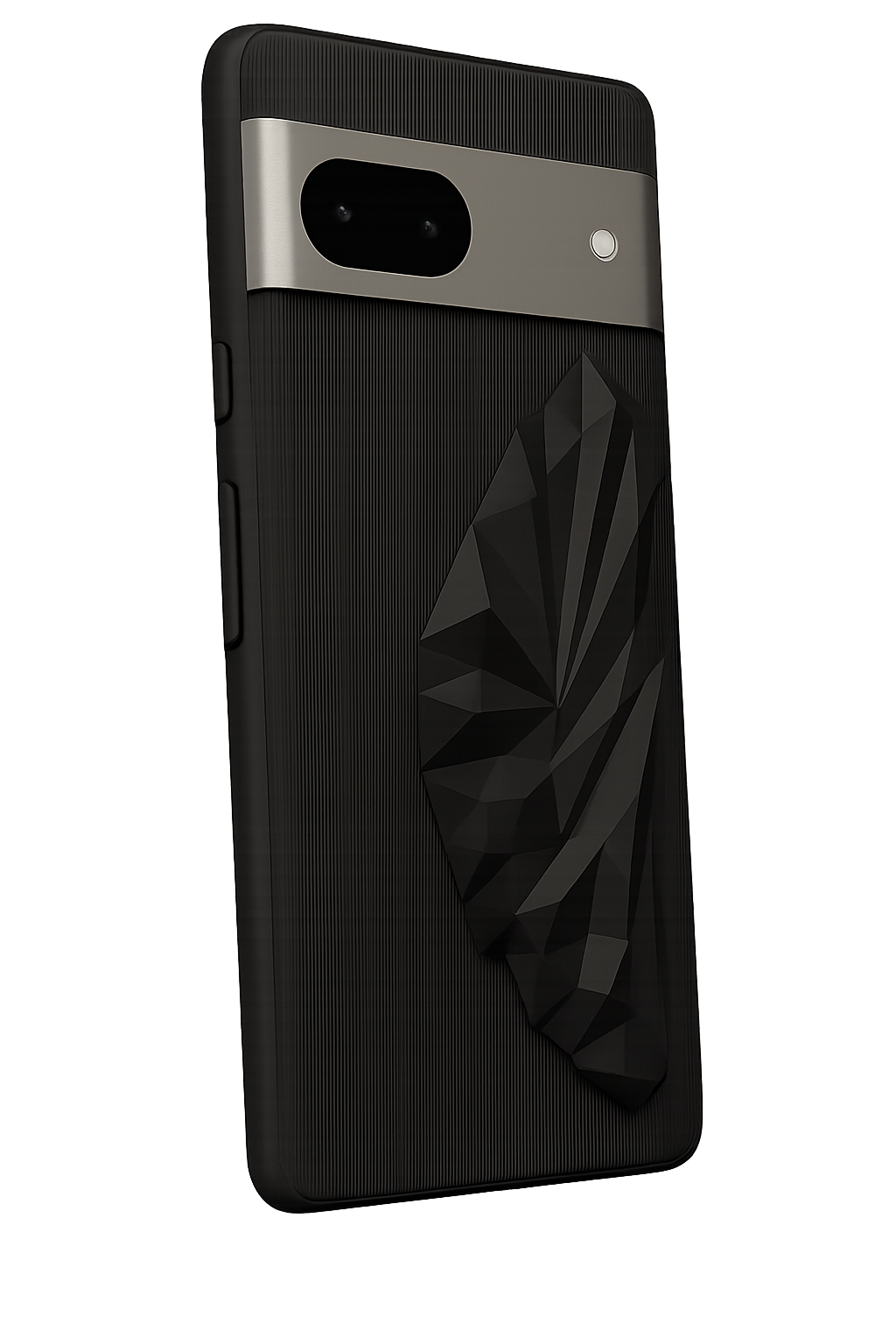 Google Pixel Bold Black 3D Geometric Lion Case