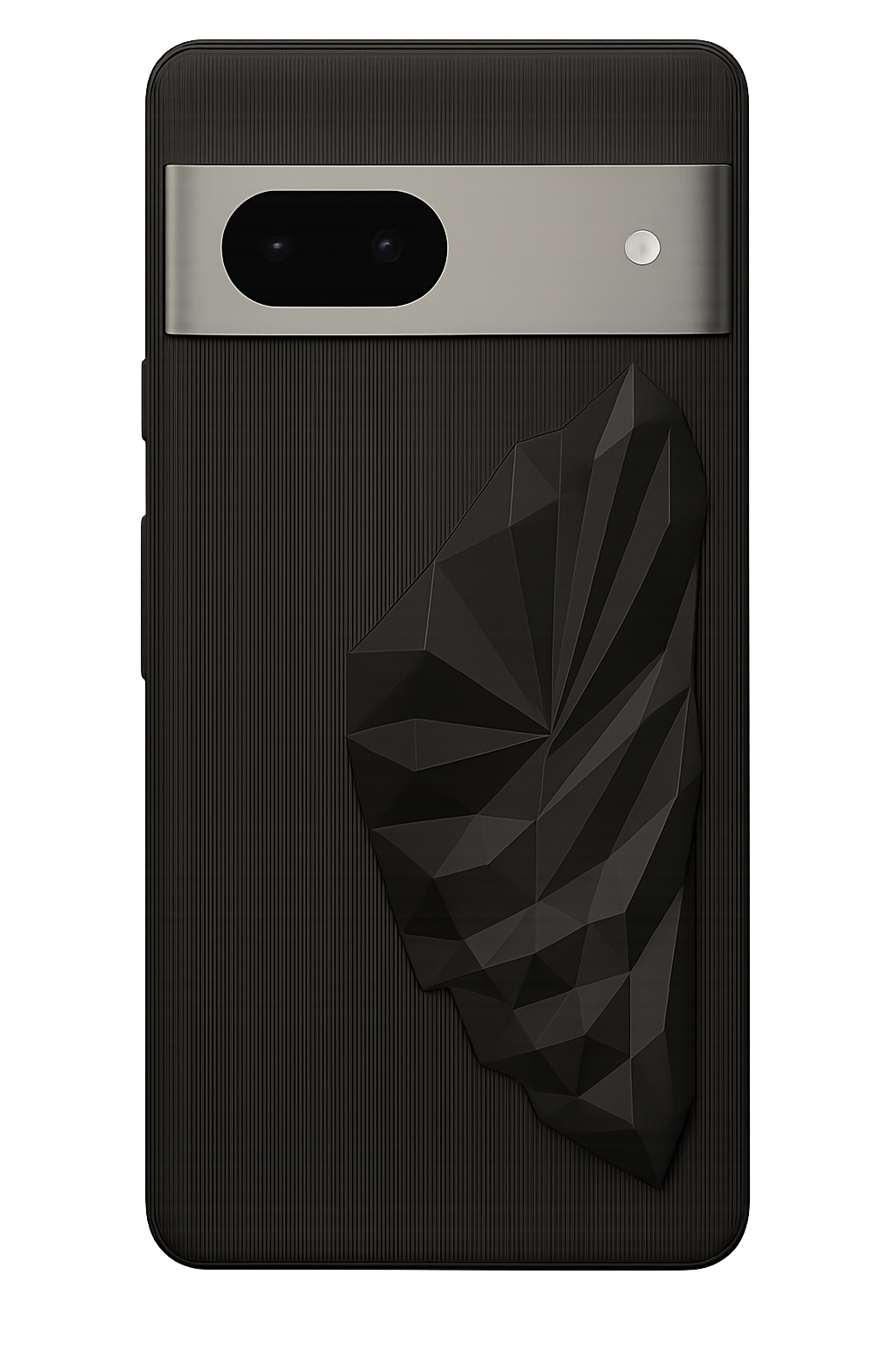 Google Pixel Bold Black 3D Geometric Lion Case