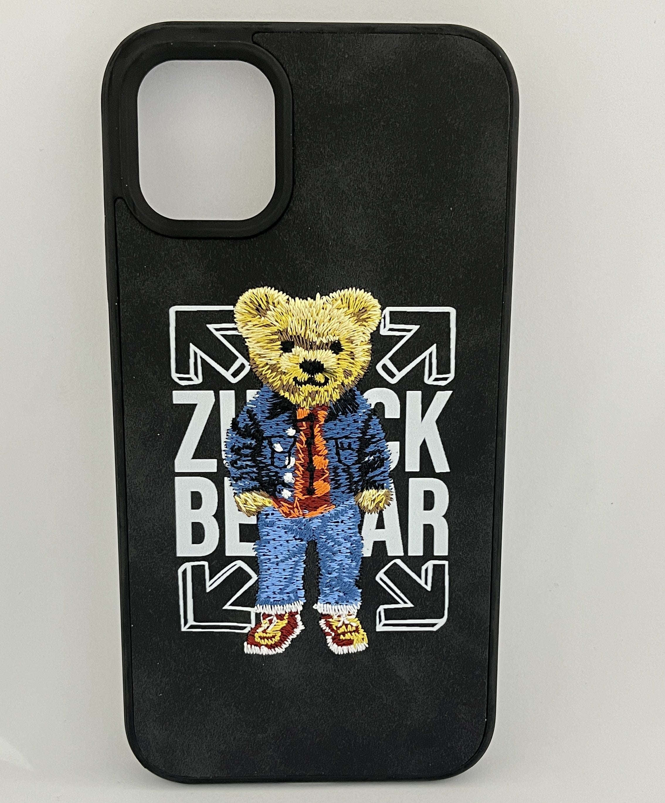 Teddy Embroidery Bear Case