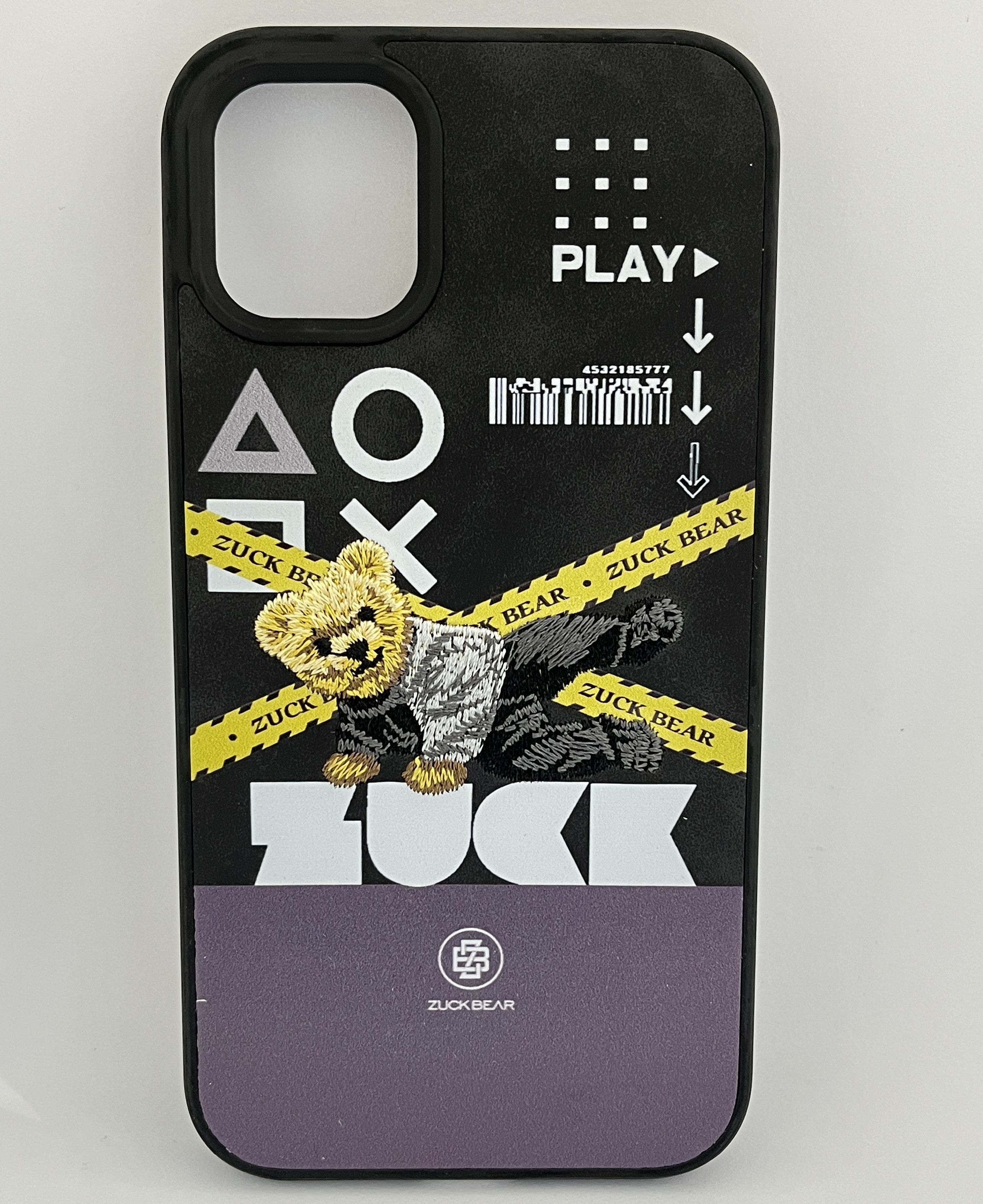 Teddy Embroidery Play Mode Case