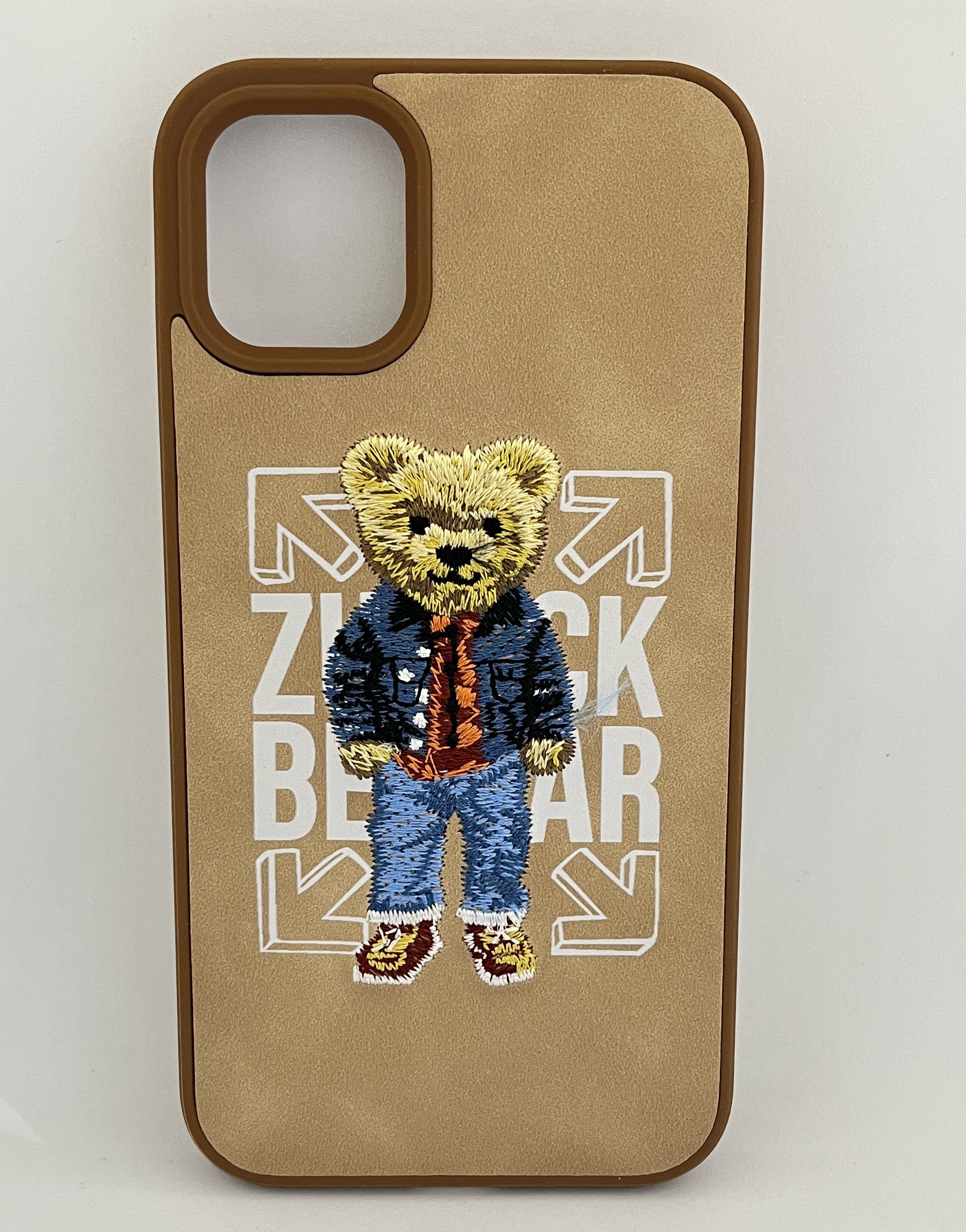 Teddy Embroidery Swag Look Case