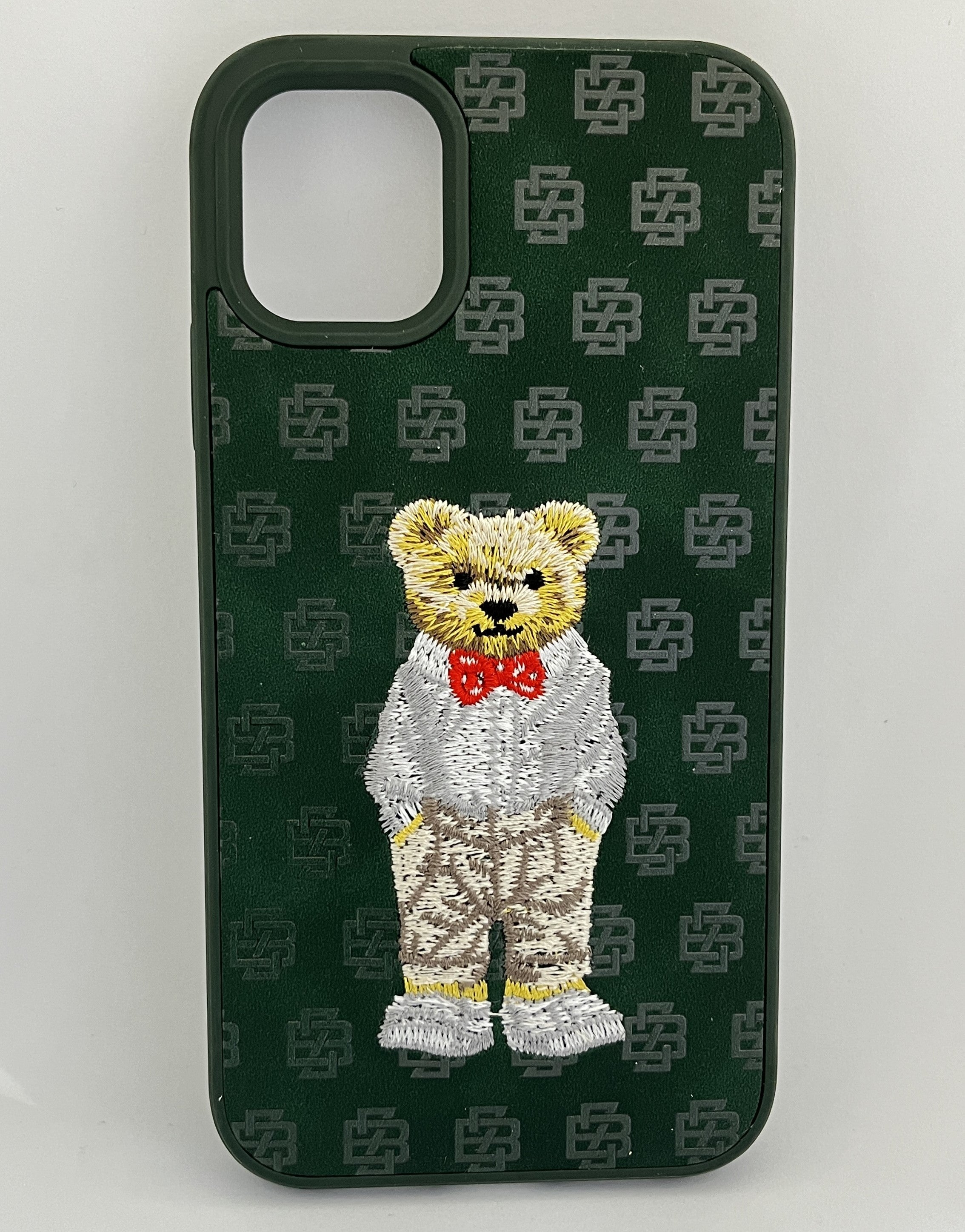 Teddy Embroidery  Unique Design Case