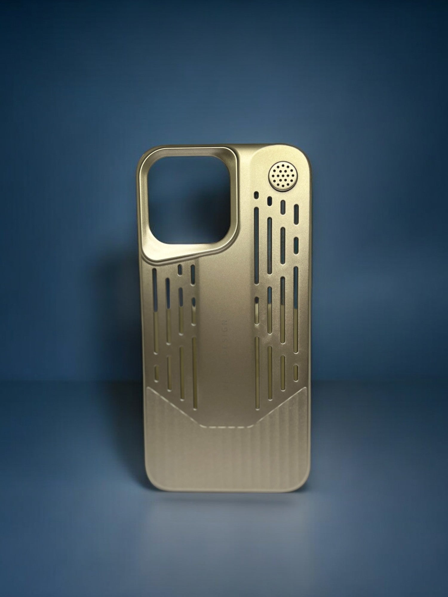 New Curved Matte Case For iPhone - Golden