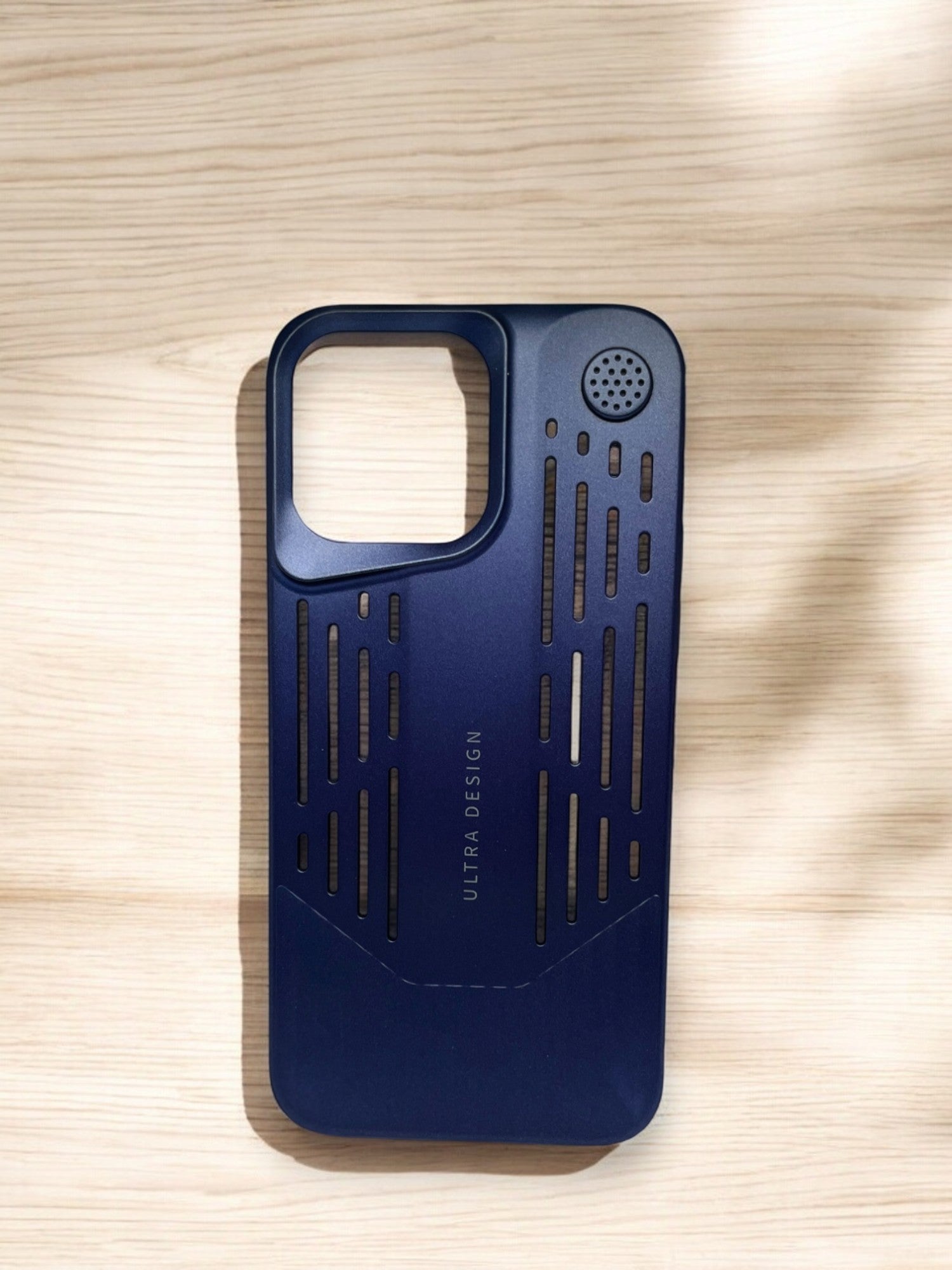 New Curved Matte Case For iPhone - Navy Blue