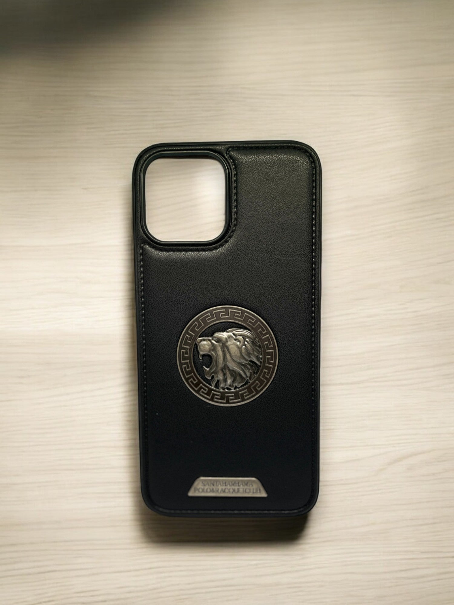 Black Lion Engraved Luxury Designer Case For Iphone