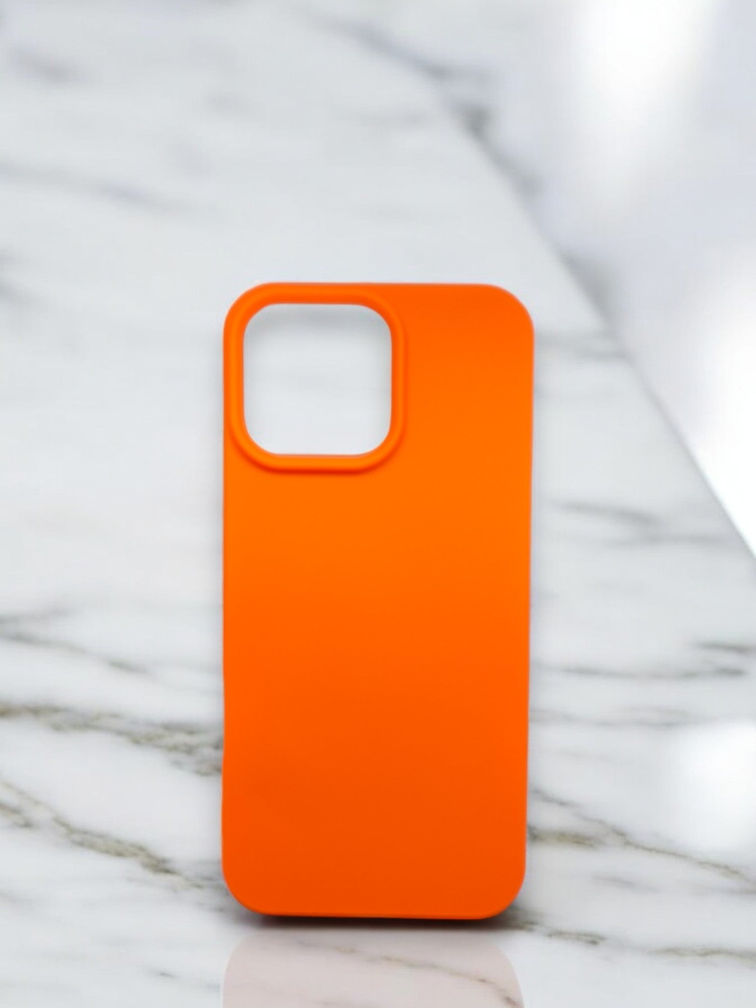 Slim-Fit Silicone Case for iPhone - Orange