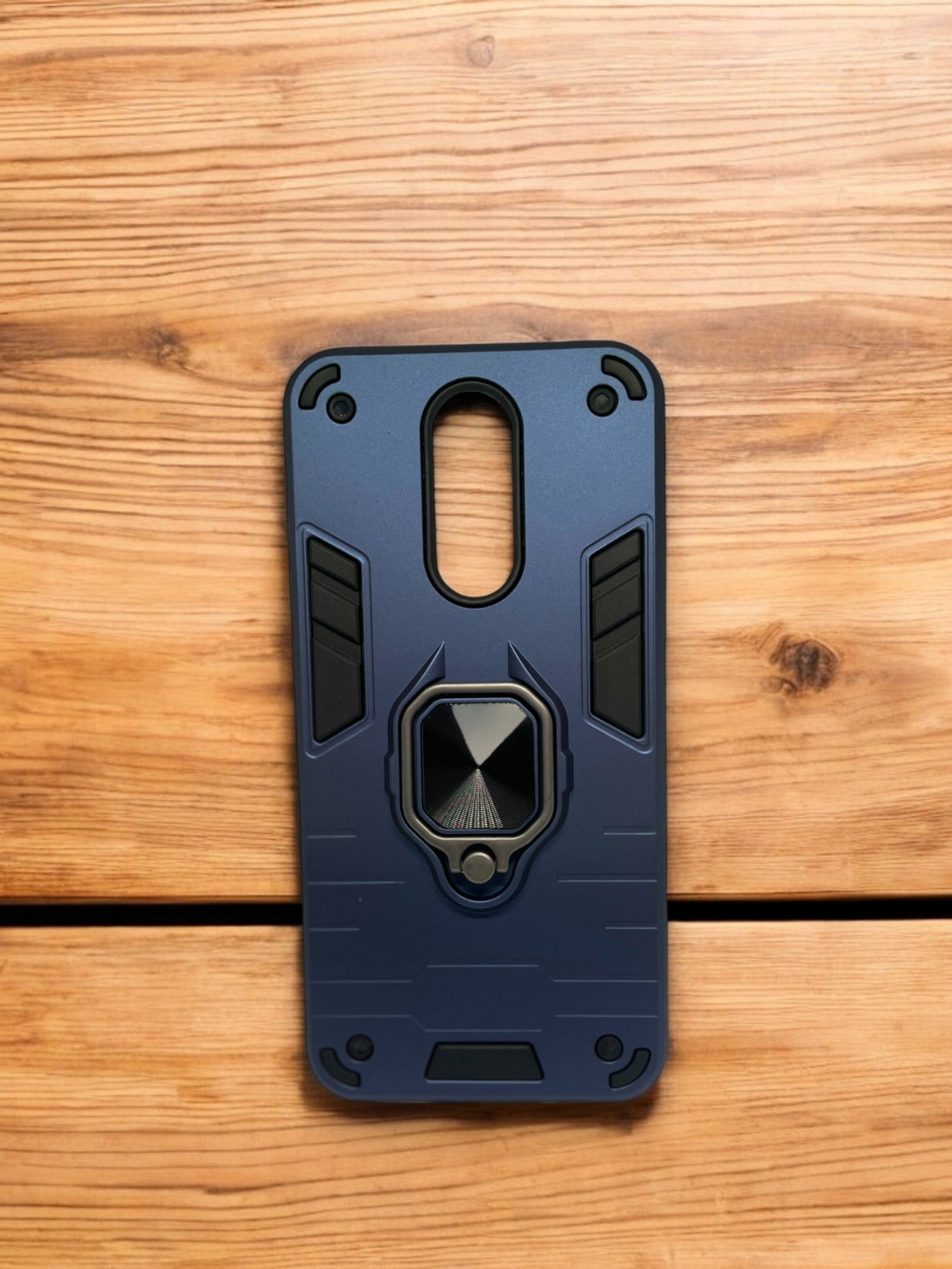 Shockproof Case for Android Rotating Ring - Blue