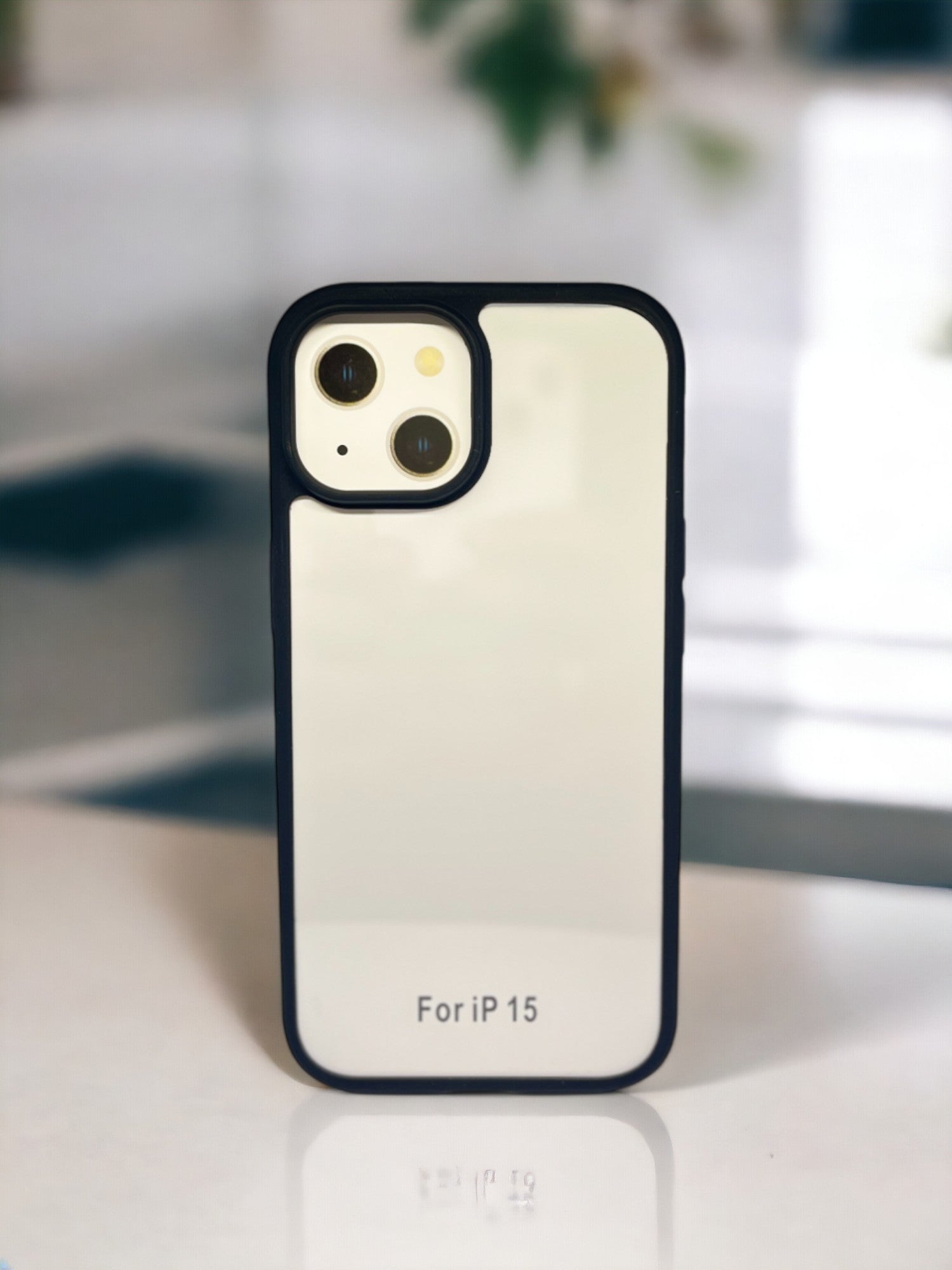 Transparent Cover For iPhone With Black Border